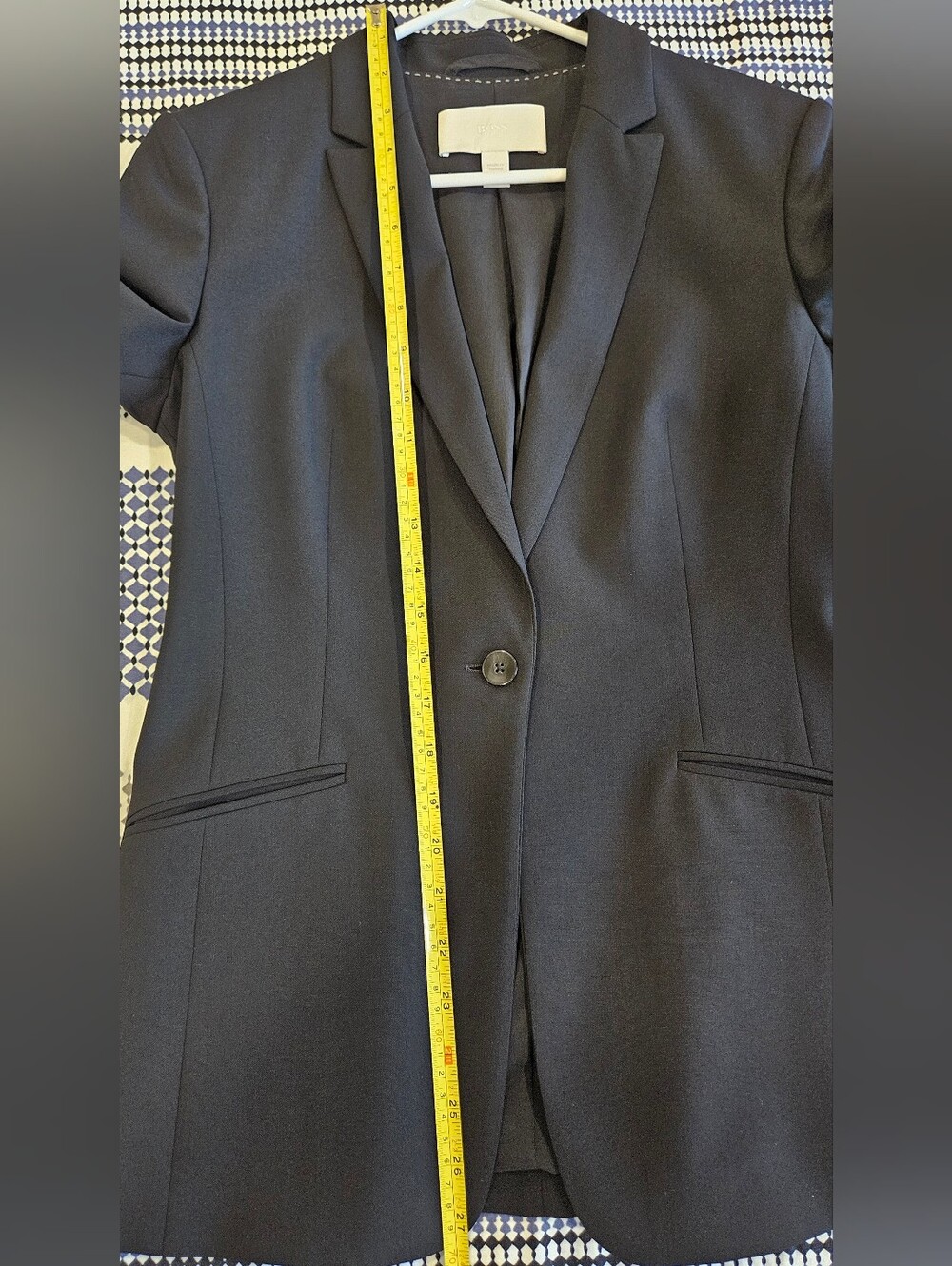 Boss Black Single-Button Women's Tailored Blazer - Picture 12 of 12